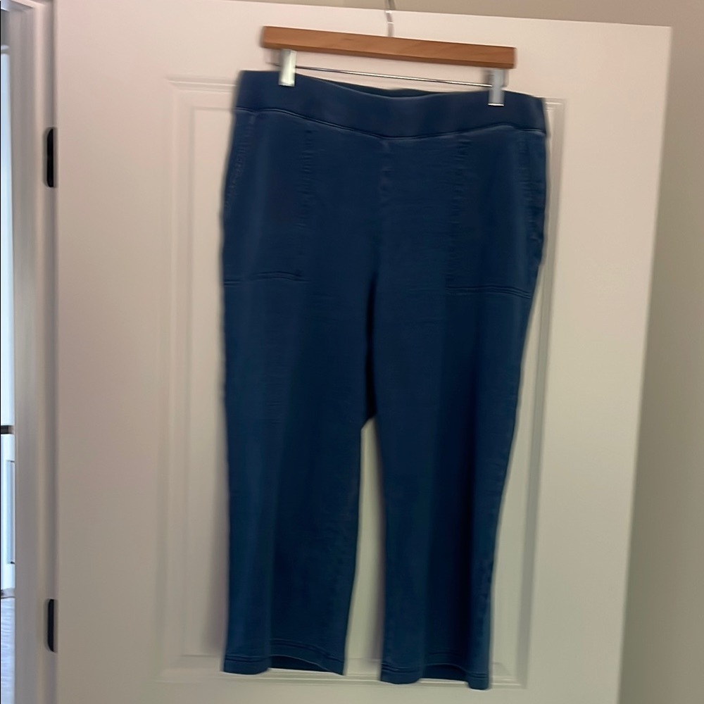 PureJill Indigo Cropped Jeans